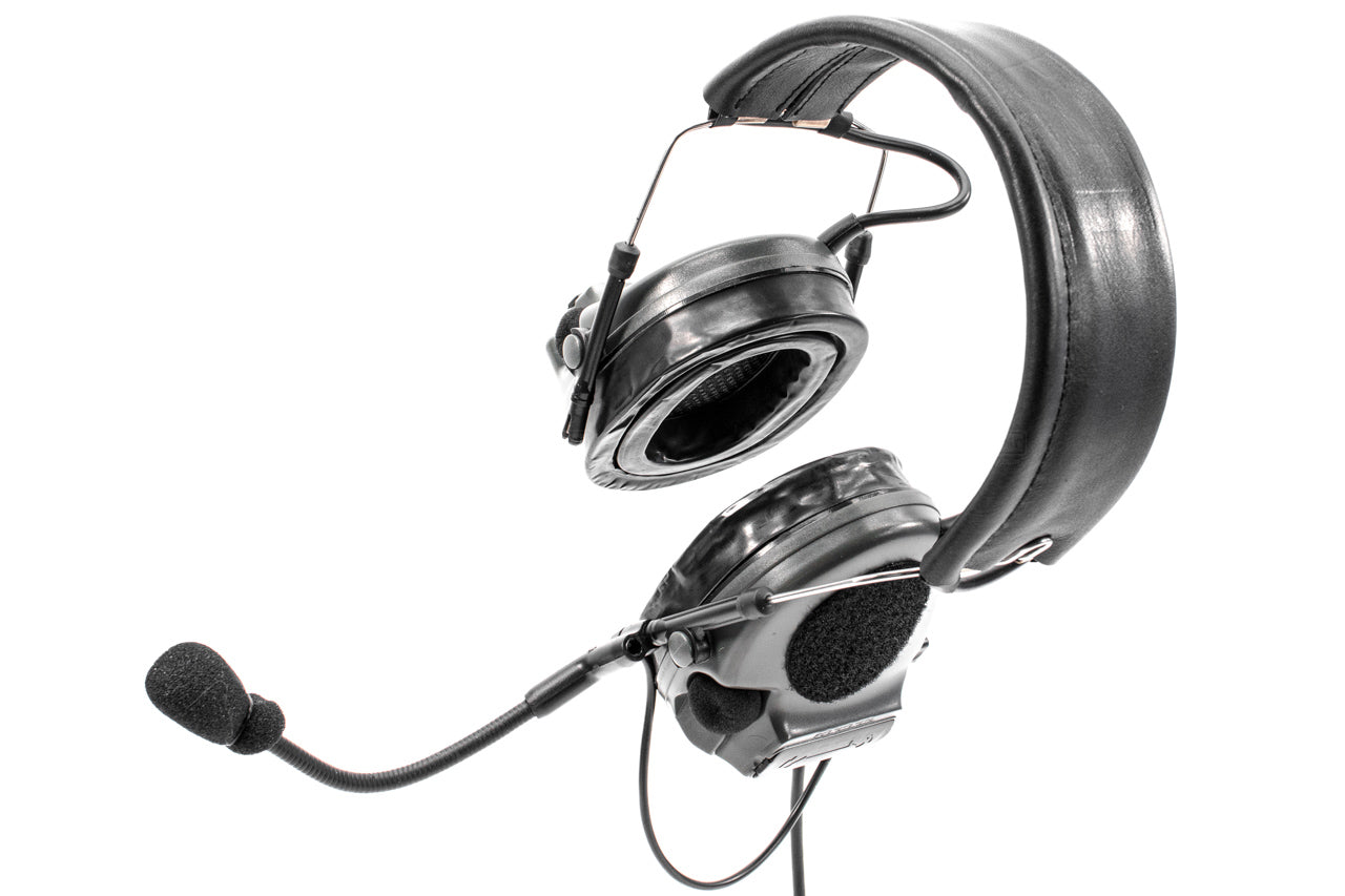 TCA COMTAC III V2 Noise Reduction Headset - Single Channel NATO 7.1mm Connector ( CT3 ) Olive Drab