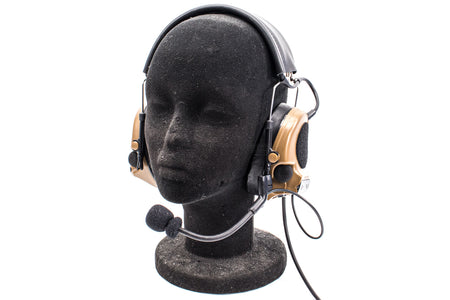 TCA COMTAC III V2 Noise Reduction Headset - Single Channel NATO 7.1mm Connector ( CT3 ) Olive Drab
