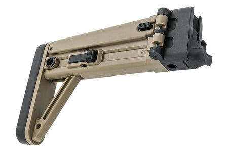 TASK FORCE MBT Adjustable Folding Stock For SIG AIR / VFC MCX AEG / APFG S Series GBBR ( 1913 20mm Rail Adaptor )