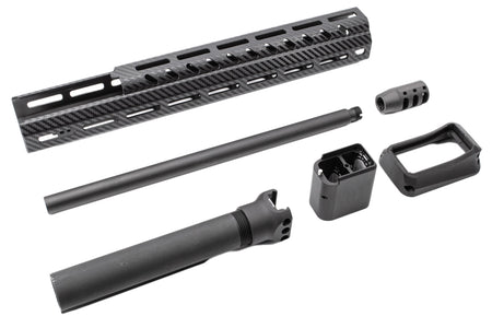 TASK FORCE MPX Carbine Conversion Kit for SIG AIR / VFC MPX AEG / APFG MPX-K GBB ( John Wick JW 3 TT Style ) ( Surface Carbon Fiber Style )