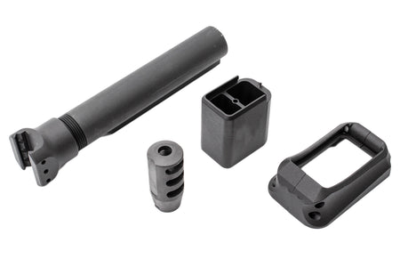 TASK FORCE MPX Carbine Conversion Kit for SIG AIR / VFC MPX AEG / APFG MPX-K GBB ( John Wick JW 3 TT Style ) ( Surface Carbon Fiber Style )