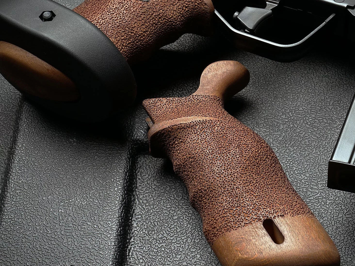 TASK FORCE PSG-1 HK-Style Airsoft Wood Grip ( For VFC / Umarex HK PSG1 GBB )