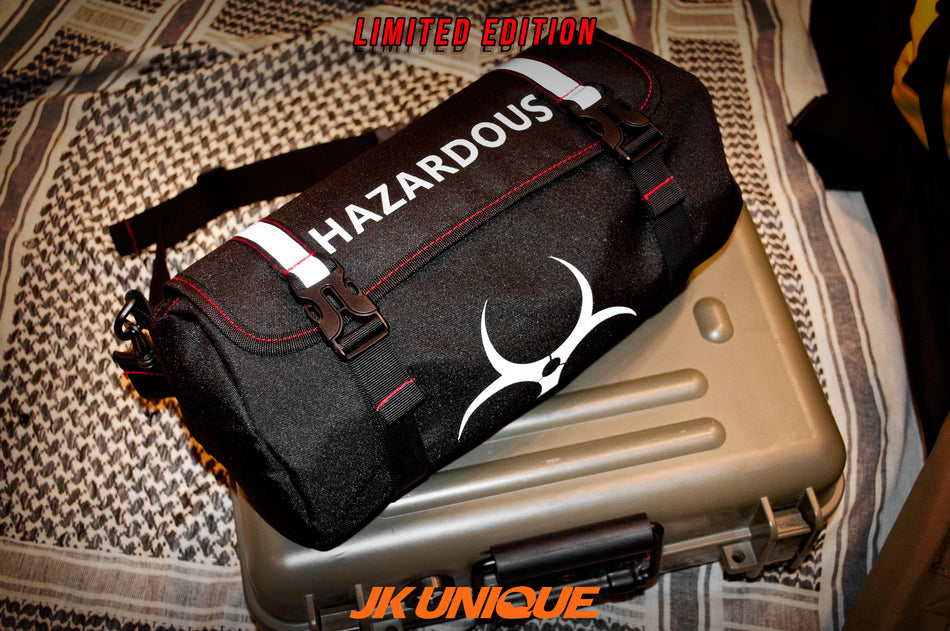 The Division Cosplaying Game Dark Zone Bag ( HAZARDOUS ) ( SHD Agent ) ( Black Limited Edition )