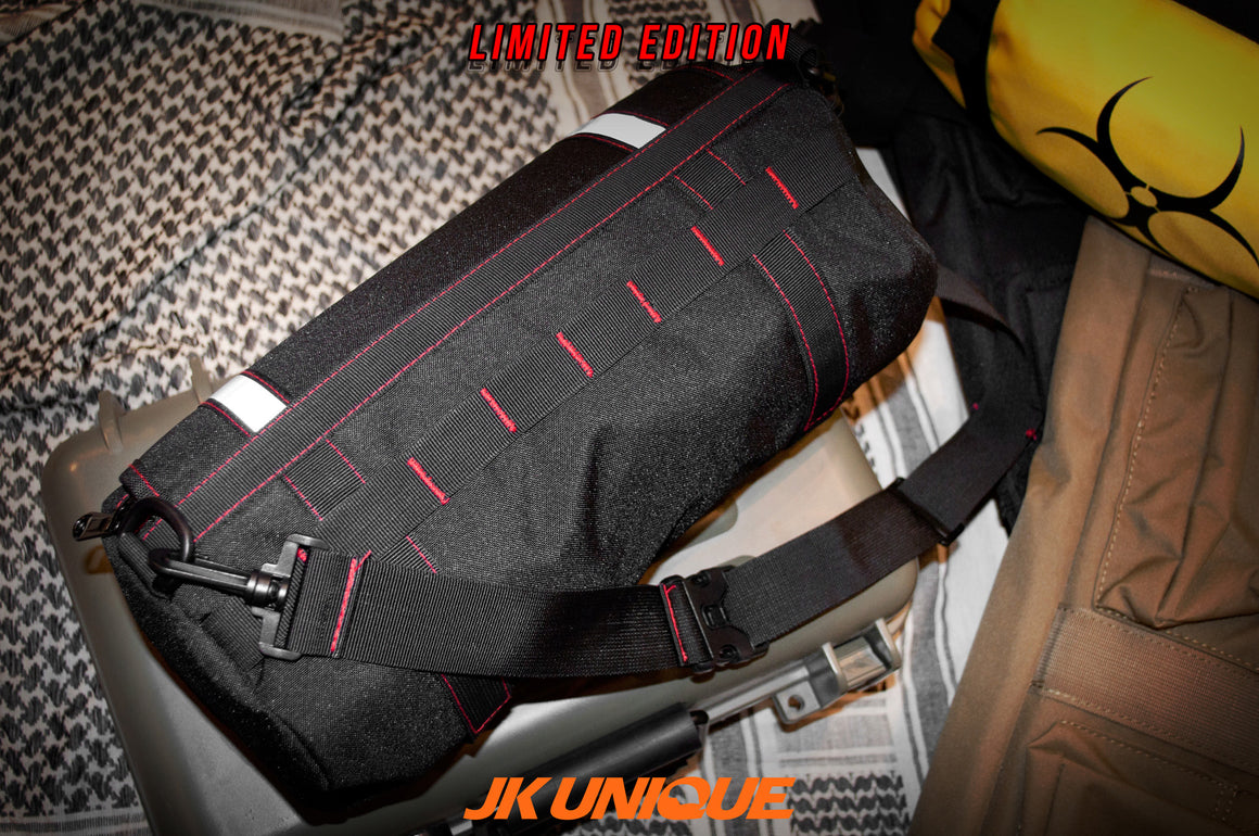 The Division Cosplaying Game Dark Zone Bag ( HAZARDOUS ) ( SHD Agent ) ( Black Limited Edition )