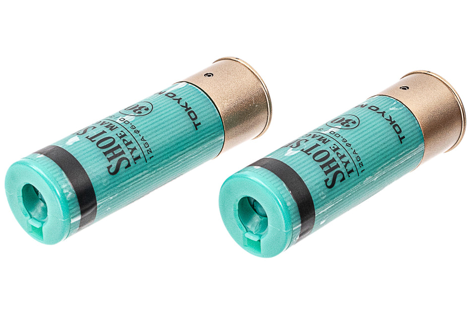 Tokyo Marui Shot Shell for Marui M3 / SPAS12 / M870 ( Green ) ( 2pcs )