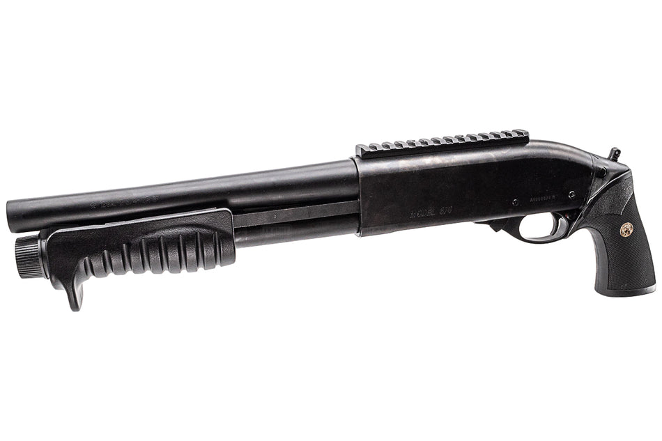 Tokyo Marui M870 Pump Action Breacher Gas Shotgun Airsoft ( Black )
