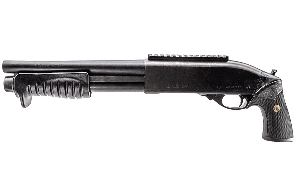 Tokyo Marui M870 Pump Action Breacher Gas Shotgun Airsoft ( Black )