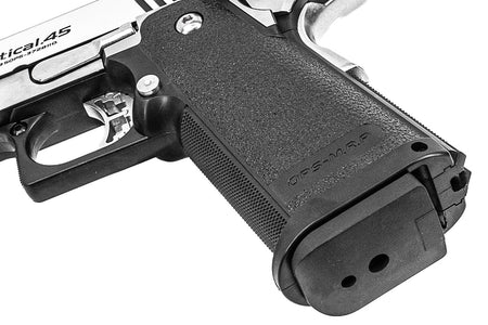 Tokyo Marui Hi-Capa 4.3 Custom Dual Stainless GBB Pistol Airsoft ( Silver )