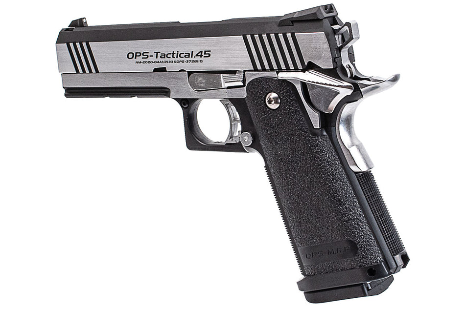 Tokyo Marui Hi-Capa 4.3 Custom Dual Stainless GBB Pistol Airsoft ( Silver )