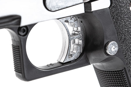 Tokyo Marui Hi-Capa 4.3 Custom Dual Stainless GBB Pistol Airsoft ( Silver )