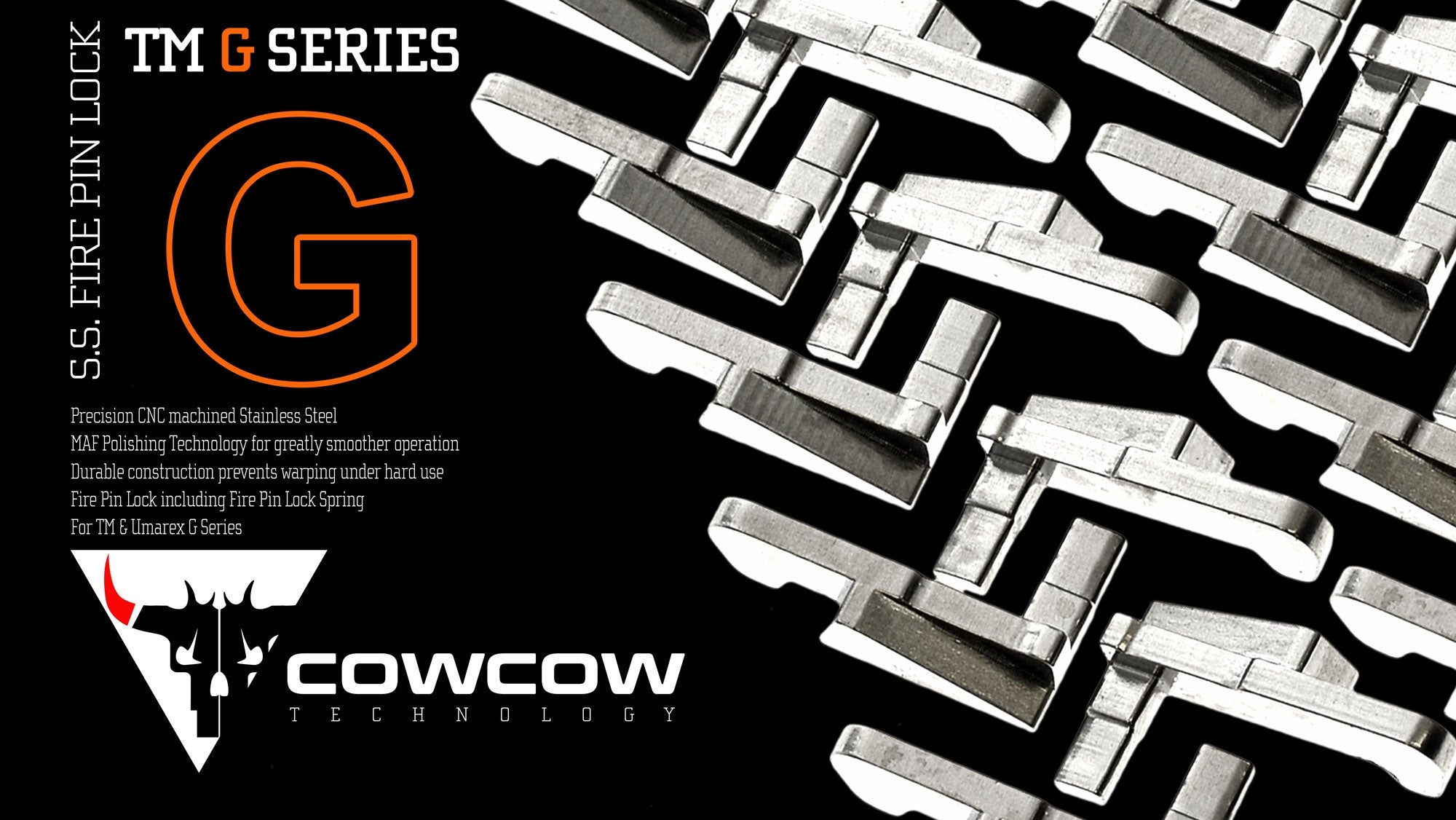COW SS G Fire Pin Lock for Marui TM & Umarex / VFC G Series GBBP ( G Model )