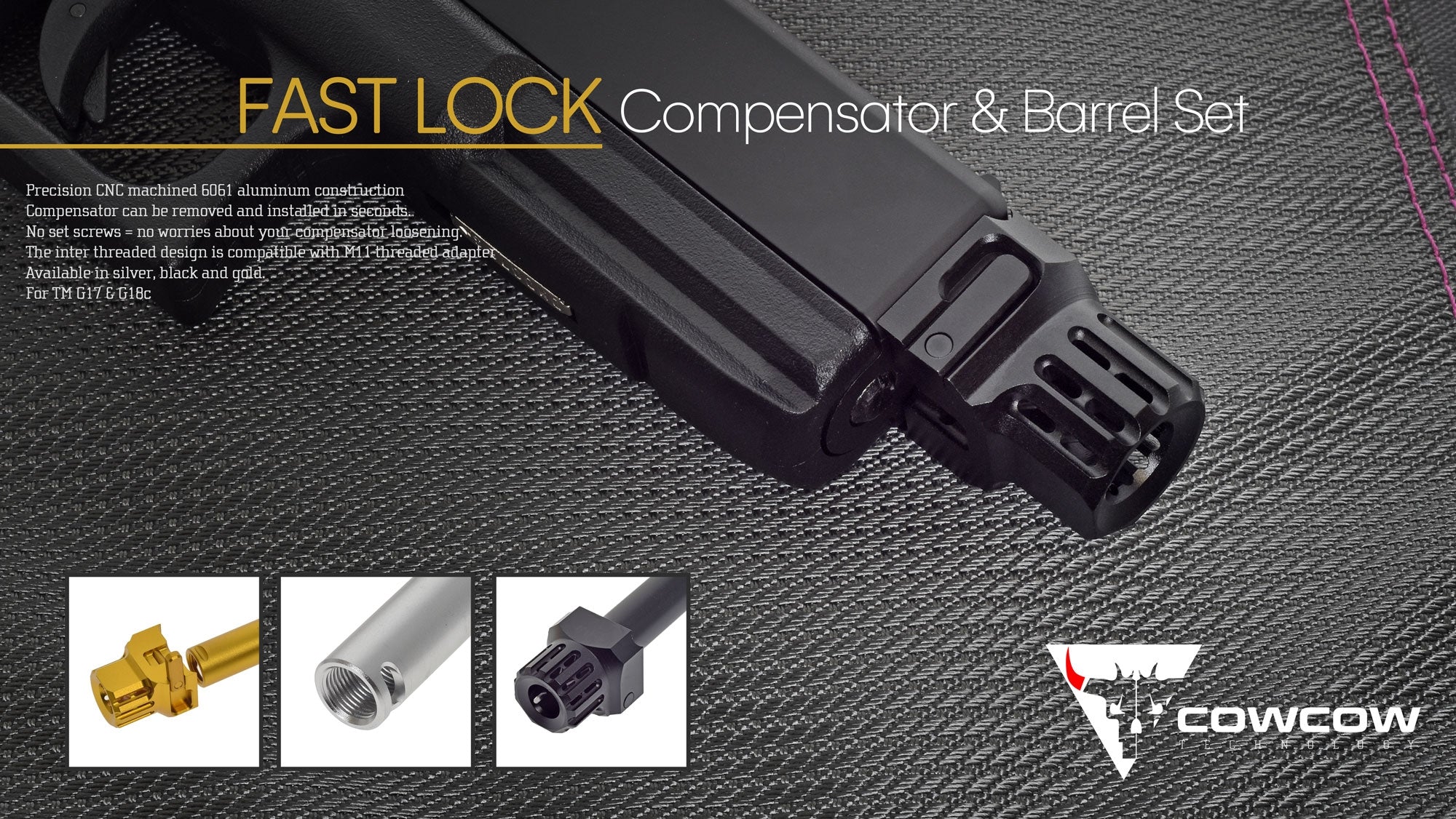 COW Fast Lock Compensator & Barrel Set for TM G Series ( GD )