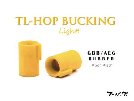 TNT TL Hop Up Rubber Bucking for Marui TM / VFC / WE / KJ GBB Pistol & GBBR / AEG ( 2pcs/pack ) ( Yellow )-AEG-50°