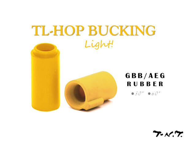 TNT TL Hop Up Rubber Bucking for Marui TM / VFC / WE / KJ GBB Pistol & GBBR / AEG ( 2pcs/pack ) ( Yellow )-AEG-50°