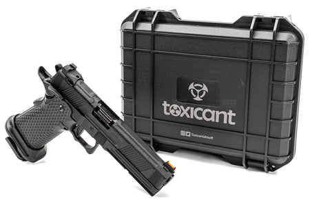 Toxicant FI Style V9 RMR Ready Hi-Capa GBB Pistol ( JKTG Custom Made ) ( Black / Gold )-Gold