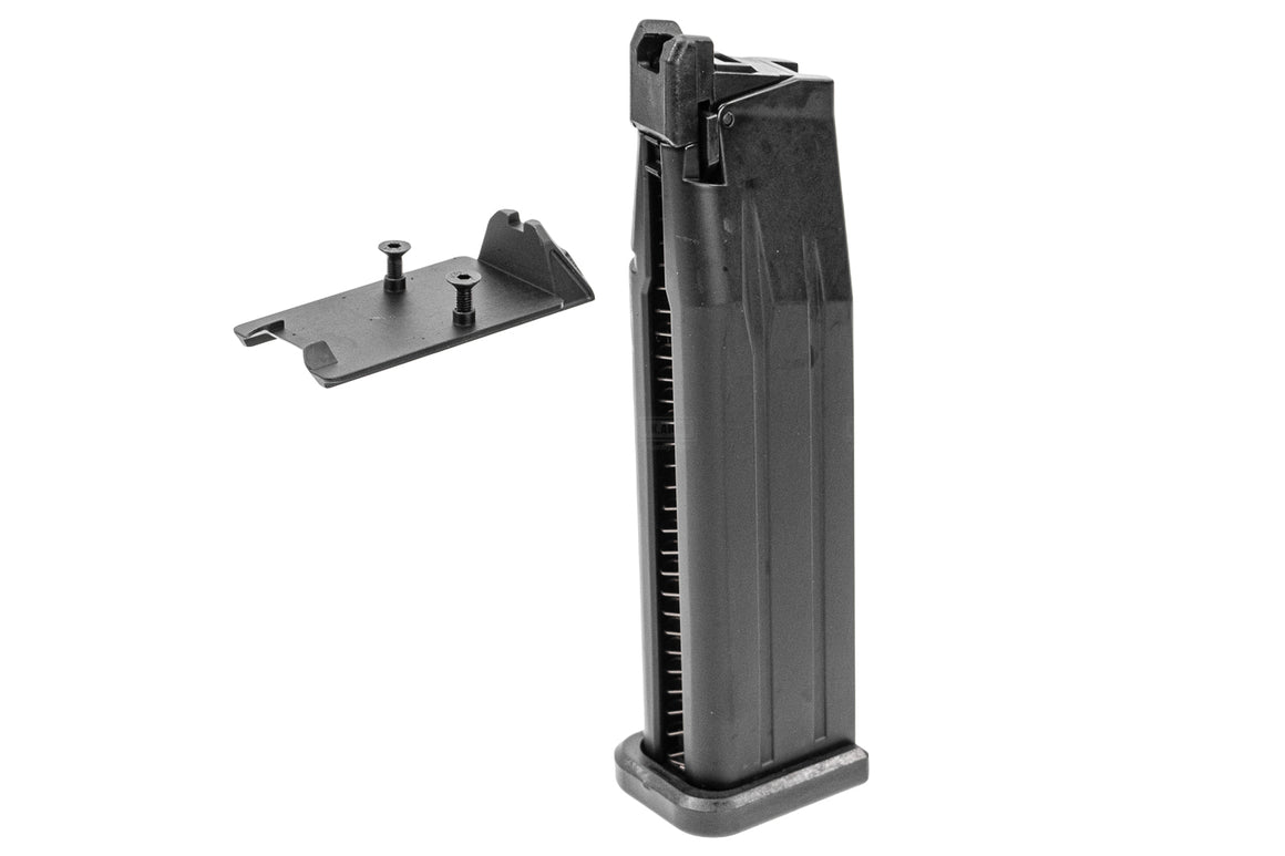 Toxicant FI Style V9 RMR Ready Hi-Capa GBB Pistol ( JKTG Custom Made ) ( Black / Gold )-Gold