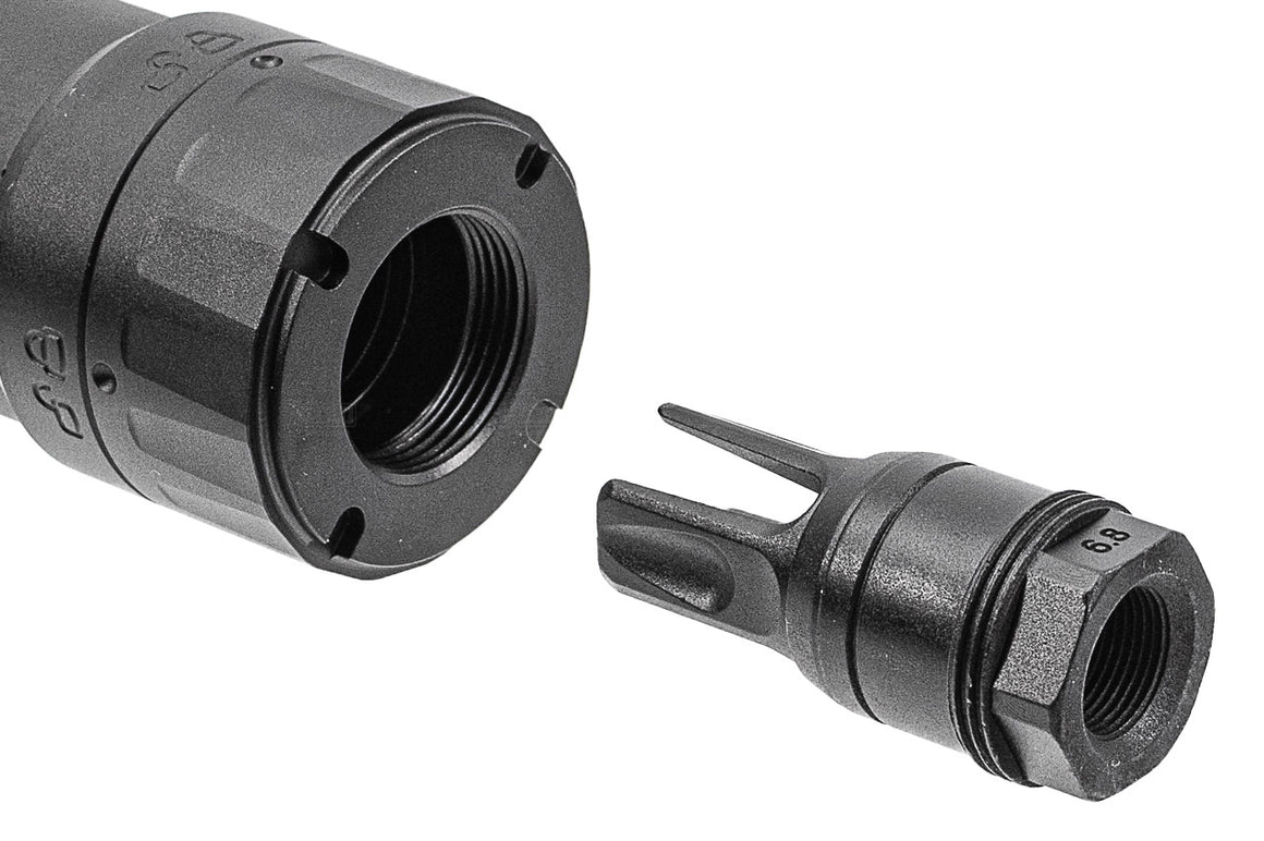 Toxicant LT CAG Dummy Barrel Extension with Flash Hider 14mm CCW