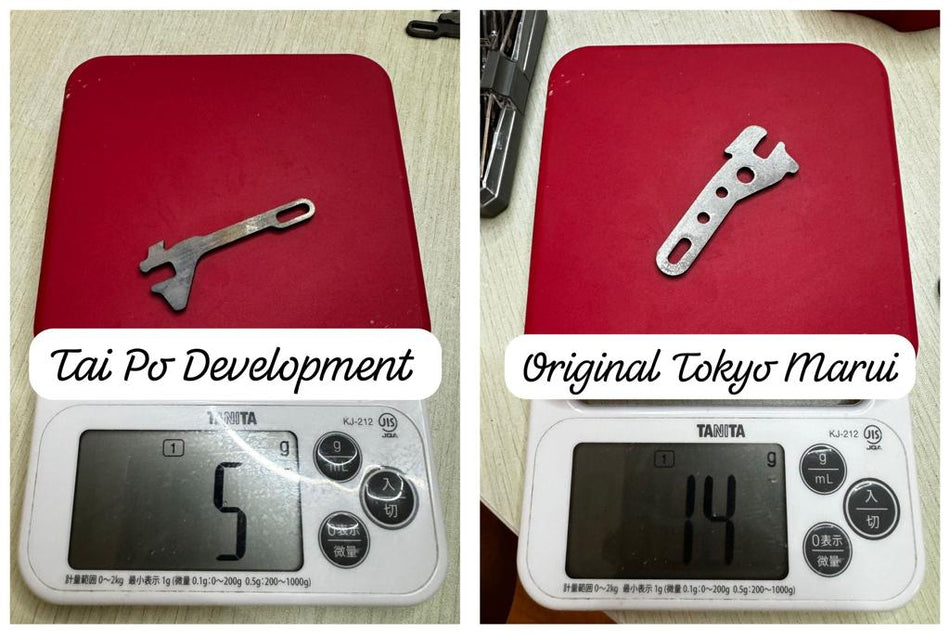 TPD Titanium Bolt Stop Plate For Tokyo Marui TM M4 MWS GBB Series