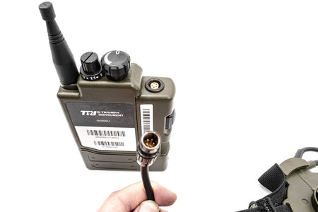 TRI 4855U Type L Personal Tactical Radio Walkie Talkie ( OD ) ( Lemo Connector )