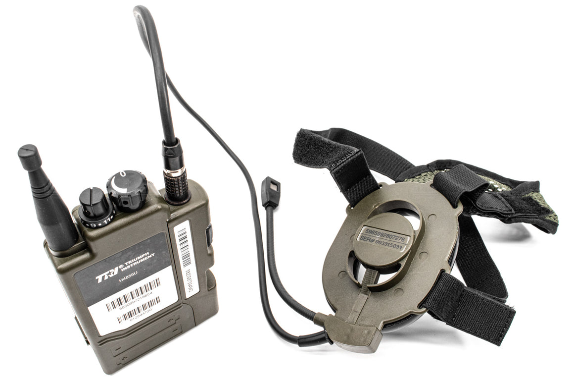 TRI 4855U Type L Personal Tactical Radio Walkie Talkie ( OD ) ( Lemo Connector )