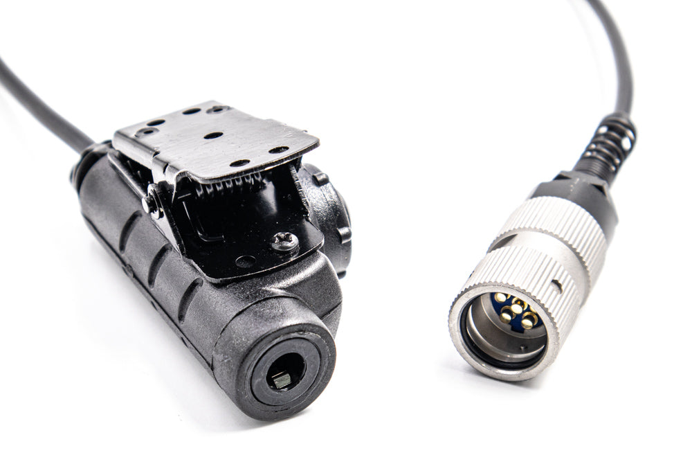 TRI TE Style U94 V2 PTT ( Mil Spec 5 Pin Ver. ) ( Long Wire )