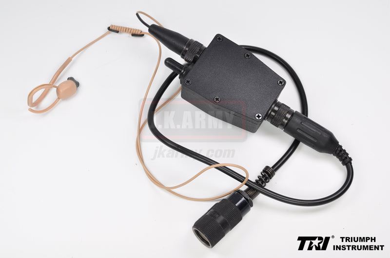 TRI M3S Type Conduction Headset ( Ear Quake ) ( Black ) ( 4Pin )