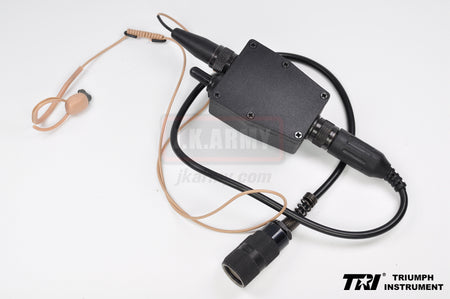 TRI M3S Type Conduction Headset ( Ear Quake ) ( Black ) ( 4Pin )