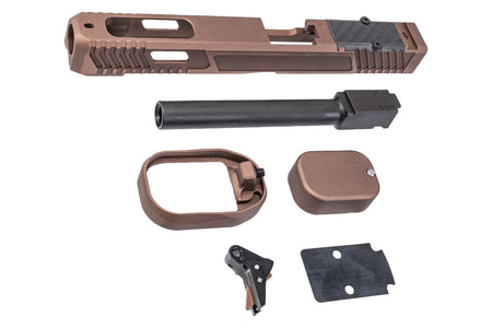 Tril Tactical CNC Aluminum Combat Master XR G34 Style Slide Set For Umarex VFC Glock 17 Gen5 GBBP ( Limited Edition )