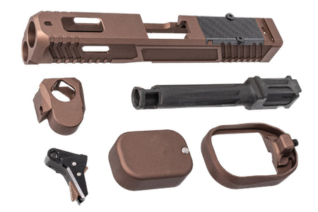 Tril Tactical CNC Aluminum Combat Master XR Style Slide Set For Umarex VFC Glock 19 / 45 GBBP Series ( Limited Edition )