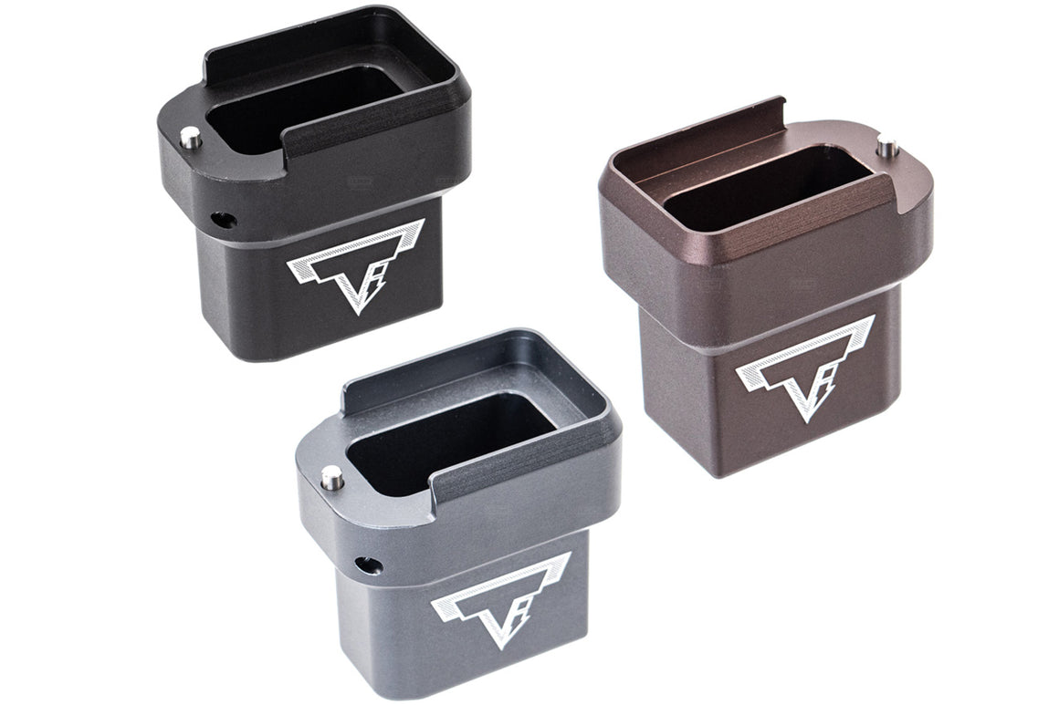 EMG TTI MPX Magazine Extensions Pad ( Type B ) for APFG MPX-K GBB Series ( Licensed by Taran Tactical Innovations )-Titanium Grey