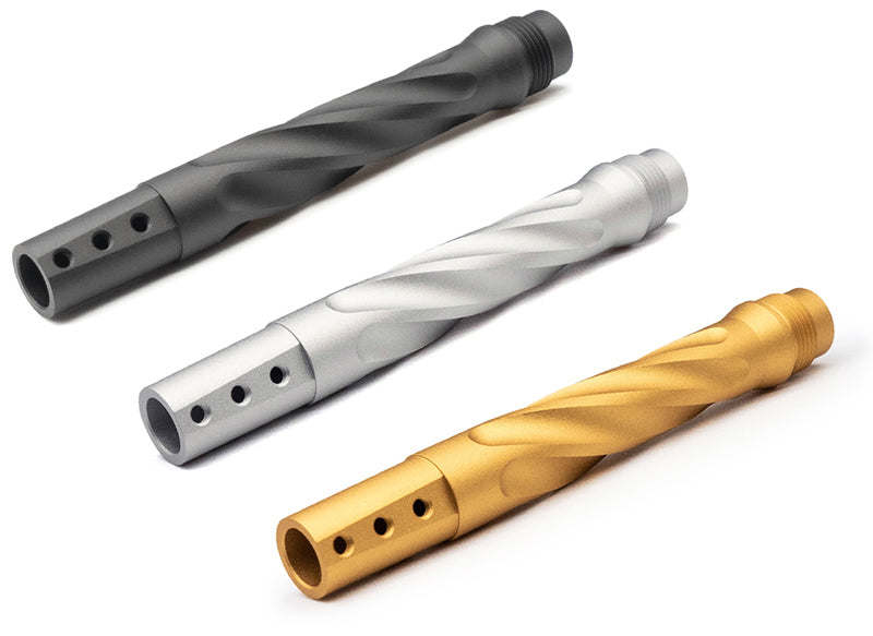 TTI Airsoft TP22 Fluted Twisted Outer Barrel For TTI TP22 Competition GBBP Series-Gold