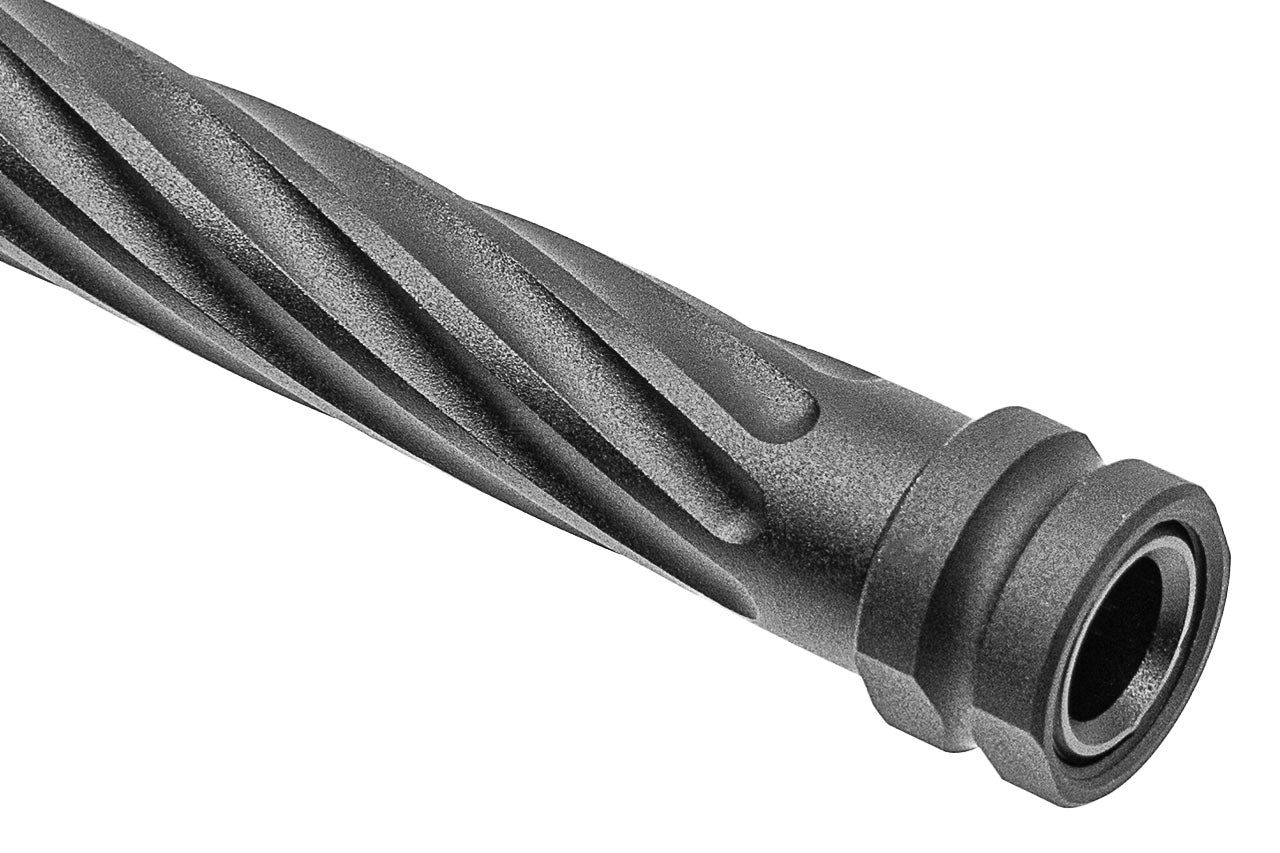 TTI Airsoft Type A Fixed Outer Barrel For Marui TM G17 / G18 Gen3 Spec & WE G Model Series GBBP -Silver