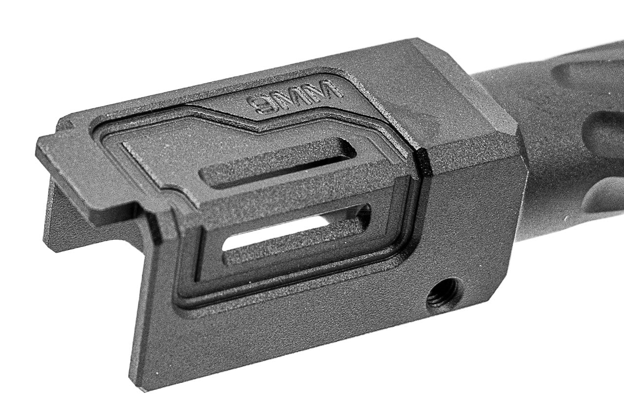 TTI Airsoft Type B Fixed Outer Barrel 11mm CW For Marui TM G17 / G18 Gen3 Spec & WE G Model Series GBBP-Silver