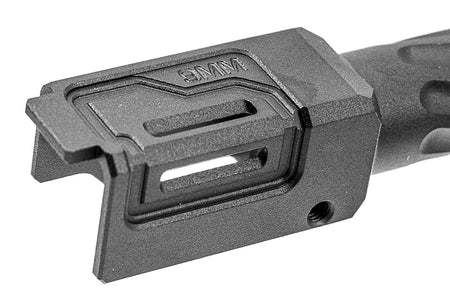 TTI Airsoft Type B Fixed Outer Barrel 11mm CW For Marui TM G17 / G18 Gen3 Spec & WE G Model Series GBBP-Silver