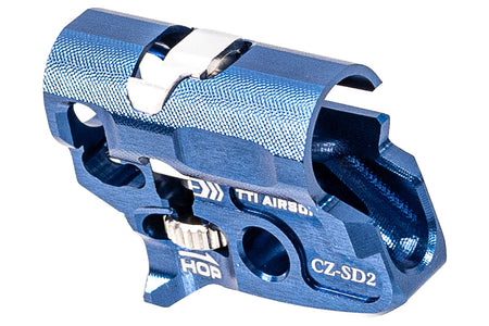 TTI Airsoft CNC Aluminum Infinity One Piece TDC Hop Up Chamber For KJ Works CZ-75 / Shadow 2 GBBP ( Blue )