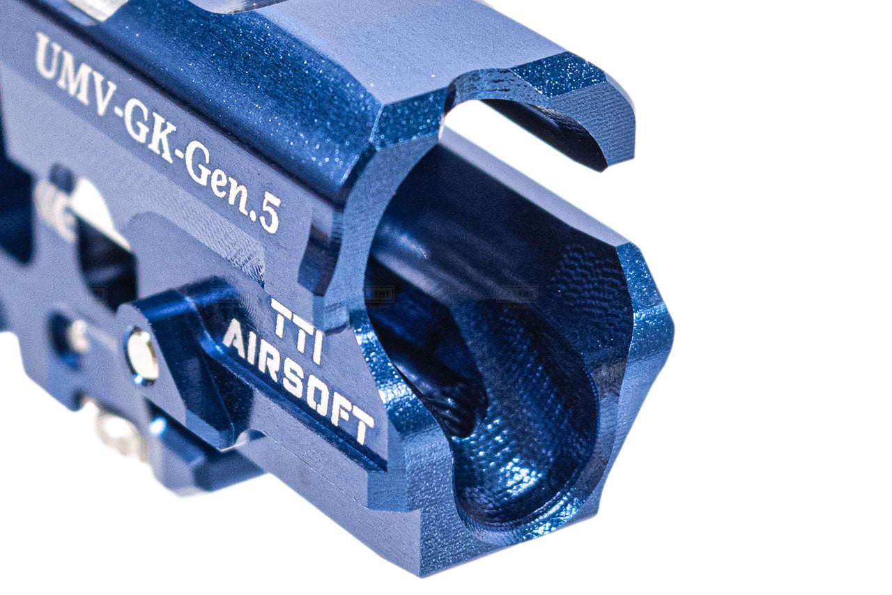 TTI Airsoft Infinity CNC Aluminum One Piece TDC Hop Up Chamber For UMAREX / VFC Glock 17 Gen5 / G19 Gen4 / Gen5 / G19X / G45 GBBP Series -Red