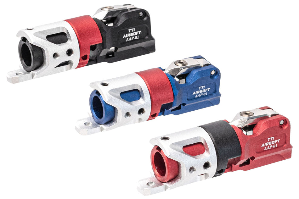 TTI Airsoft Infinity CNC Aluminum One Piece TDC Hop Up Chamber For Action Army AAP-01 GBBP Series -Red