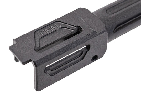 TTI Airsoft CNC Aluminum 14mm CCW Threaded Fixed Outer Barrel Type A For Umarex / VFC Glock 17 Gen5 / G45 GBBP Series -Silver