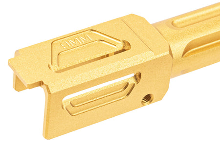 TTI Airsoft CNC Aluminum 11mm CW Threaded Fixed Outer Barrel Type B For Umarex / VFC Glock 17 Gen5 / G45 GBBP Series -Silver