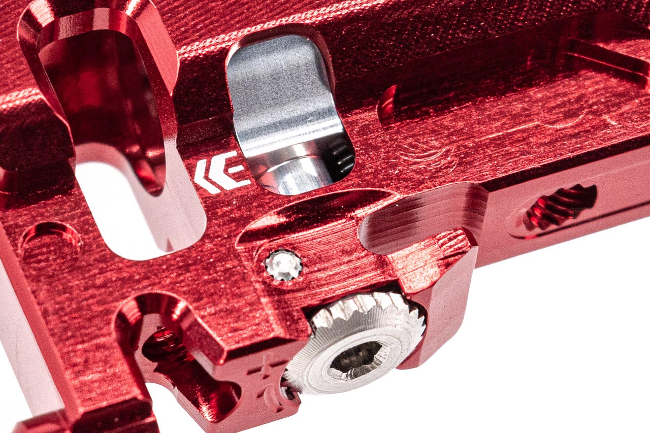 TTI Airsoft Infinity CNC Aluminum One Piece TDC Hop Up Chamber For Umarex GHK Glock 17 Gen5 MOS GBBP -Red