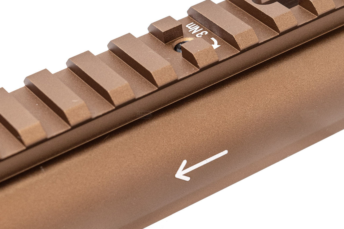 Ultima Industries UI MIL Style HKey Mod Scope Mount For Umarex VFC MP5 GBBR Series -RAL8000 ( Green Brown )