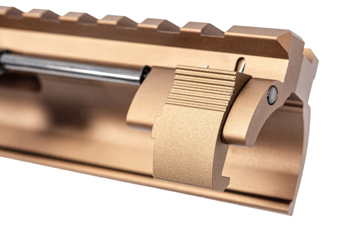 Ultima Industries UI MIL Style HKey Mod Scope Mount For Umarex VFC MP5 GBBR Series -RAL8000 ( Green Brown )