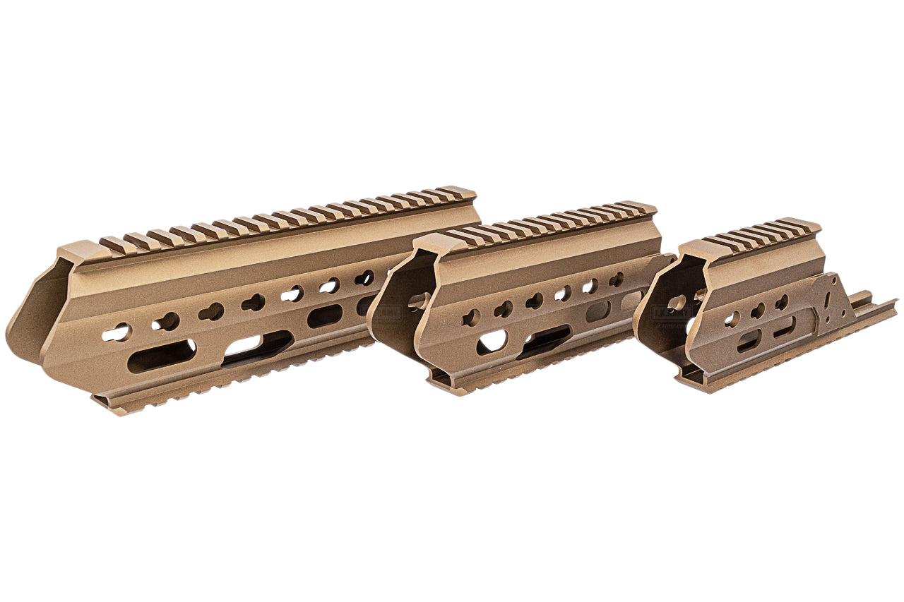 Ultima Industries G36 Modern Style HKey Tactical Handguard Rail For Umarex / VFC G36 GBB -Compact 231mm-RAL8000 ( Green Brown )