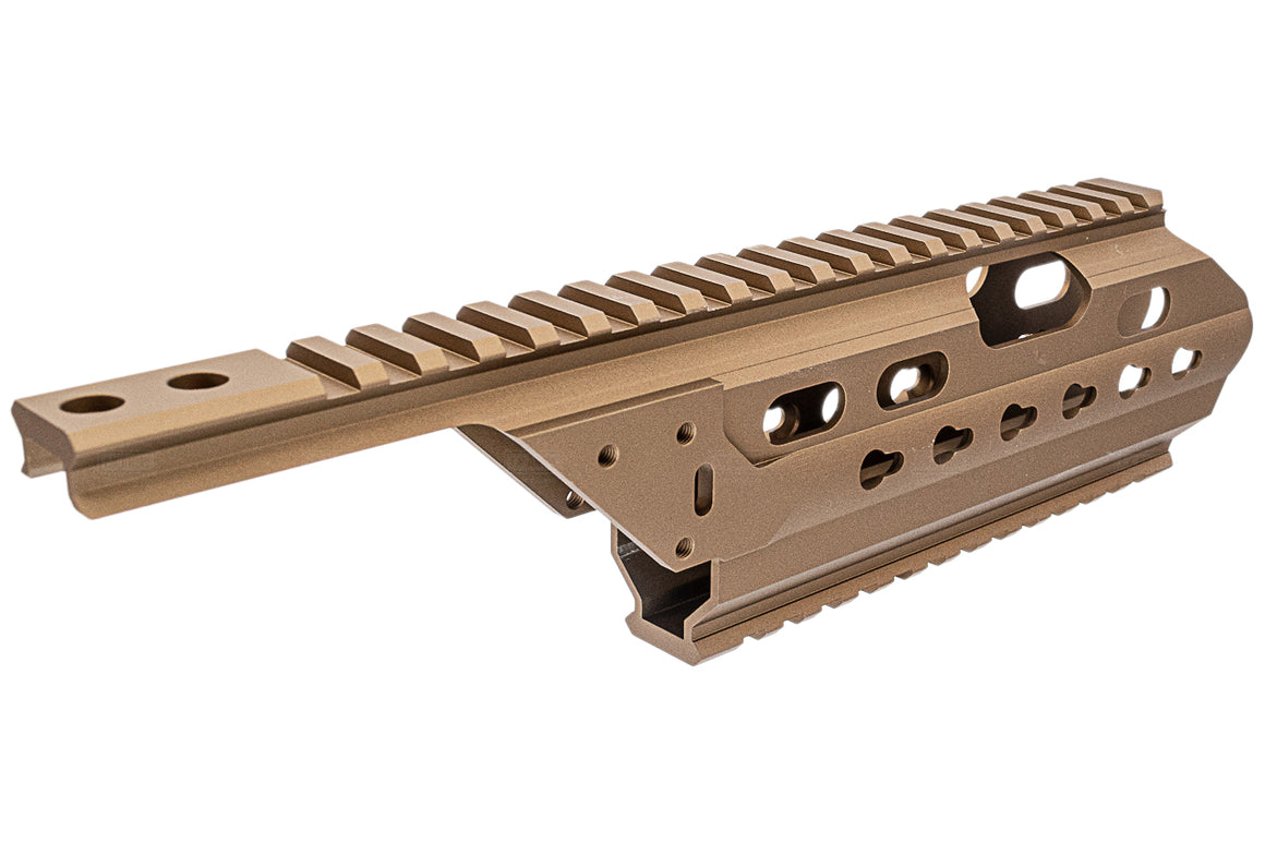 Ultima Industries G36 Modern Style HKey Tactical Handguard Rail For Umarex / VFC G36 GBB -Compact 231mm-RAL8000 ( Green Brown )