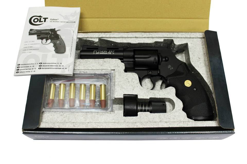 Umarex Python .357 CO2 Pistol ( 4 inch ) ( BK )