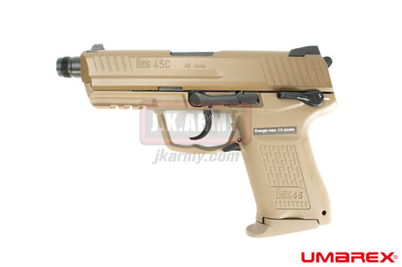 Umarex HK45 Compact Tactical GBB Pistol Airsoft ( VFC Asia Version / FDE ) ( HK45CT )
