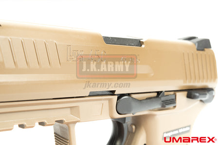 Umarex HK45 Compact Tactical GBB Pistol Airsoft ( VFC Asia Version / FDE ) ( HK45CT )
