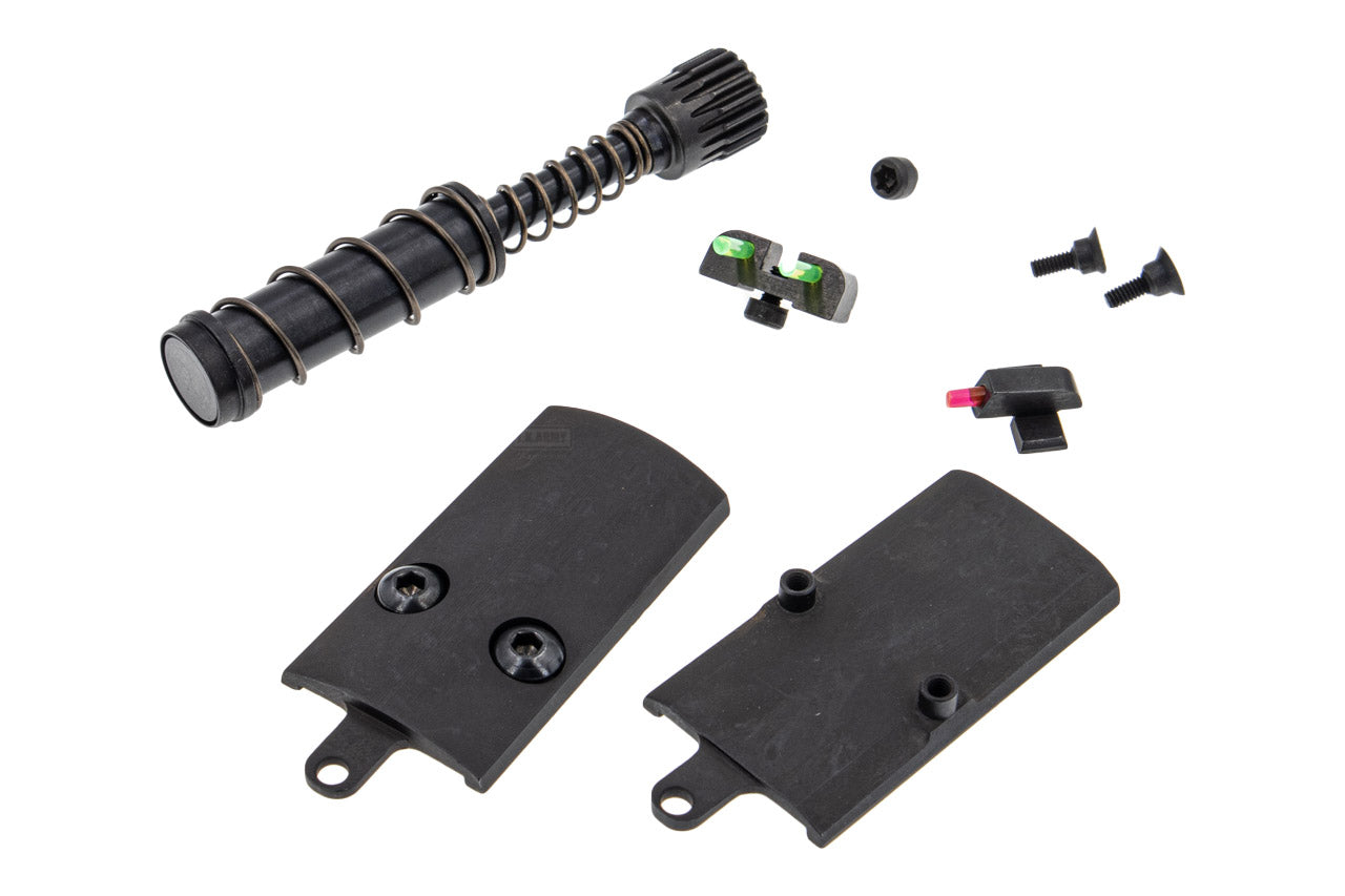 Mafio Steel Pro-Cut Style 3.9" M18 Slide Set & Barrel Set For SIG AIR / VFC P320 M18 GBB Pistol Airsoft Series ( Black )