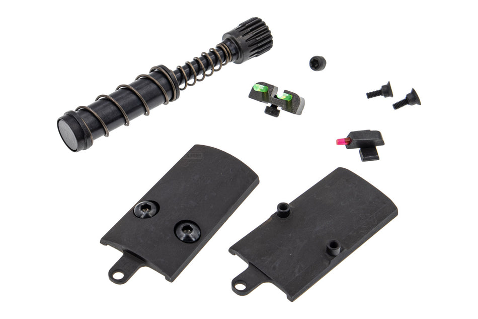 Mafio Steel Pro-Cut Style 3.9" M18 Slide Set & Barrel Set For SIG AIR / VFC P320 M18 GBB Pistol Airsoft Series ( Black )