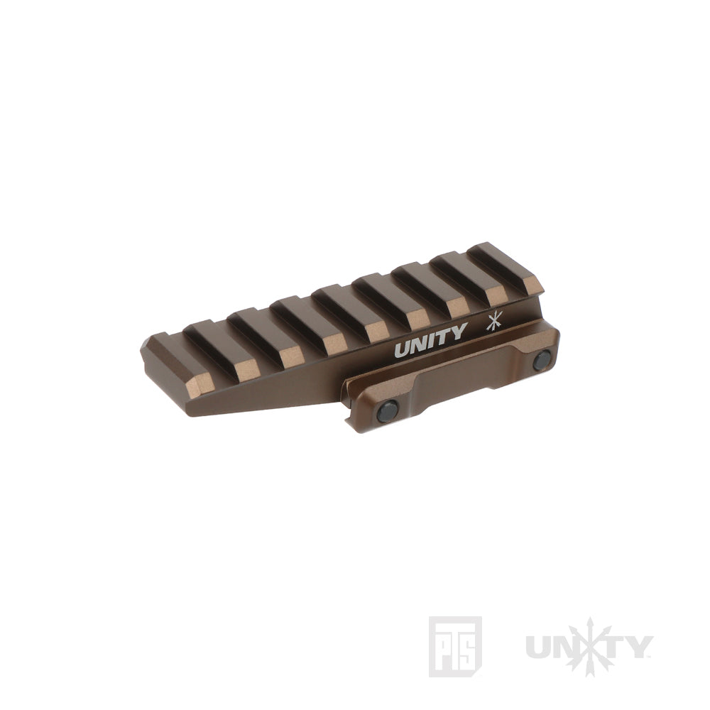 Unity Tactical Dpp Riser PTS Unity Tactical FAST Micro Riser ( 20mm Rail ) ( DE Dark Earth ...